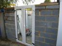 Outer wall with new door
