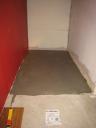Leveling fluid on the floor
